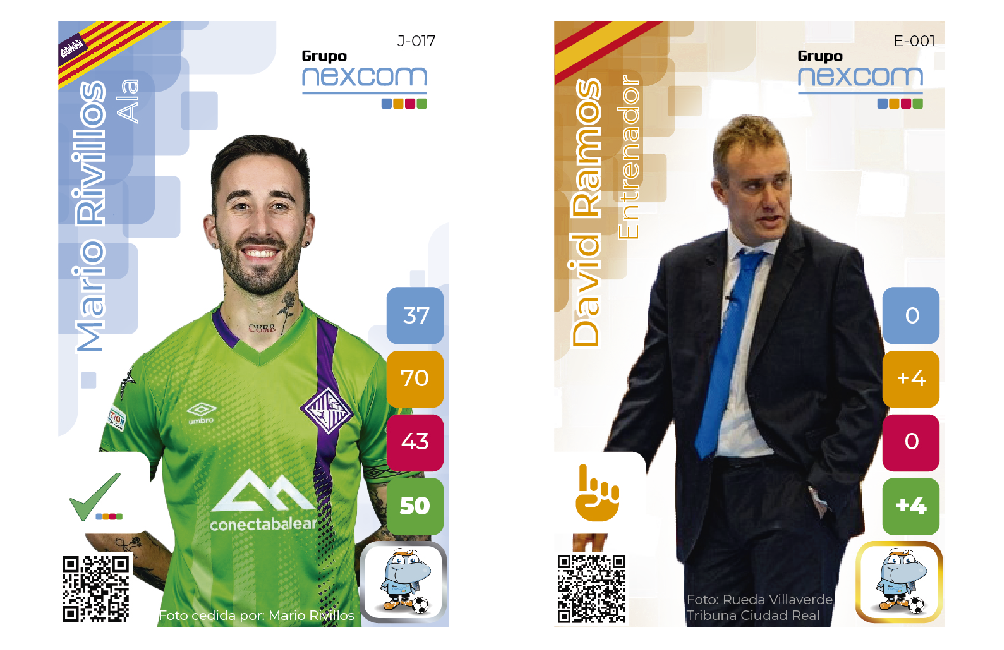 Mario Rivillos (Palma Futsal ) y David Ramos (Entrenador)